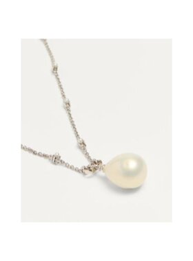 VALENTINO 男士项链 YJ0S48LFDK0W SS2025 银色珍珠坠饰 项链吊坠