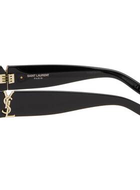 1h可退 潮奢 Saint Laurent 圣罗兰 女士 黑色 SL M152 太阳镜 SL