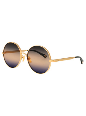 CHLOÉ 女士太阳镜 CH0321S004 SS2026 金色 Sunglasses