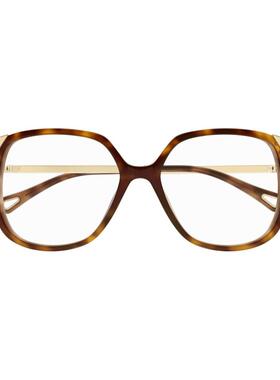 1h可退 CHLOÉ 女士眼镜 CH0287O002 SS2025 棕色 全框平光镜