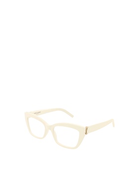 SAINT LAURENT 女士眼镜 SLM117005 SS2025 白色 全框平光镜