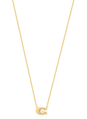 COACH 女士项链 37341916GLD100 CO 金色 Necklace with a pendan