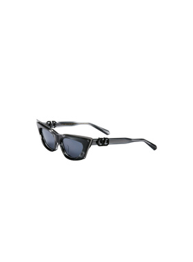 VALENTINO 男士太阳镜 VGOLDCUTIBLKBLK 黑色 配饰AW2023