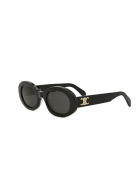 CELINE 女士太阳镜 CL40194U03A AW2025 黑色 TRIOMPHE