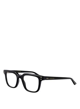 GUCCI 男士眼镜 GG1895O001 SS2025 黑色 方框平光镜古驰