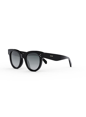 CELINE 女士眼镜 CL4003IN01B  AW2025黑色太阳镜配饰