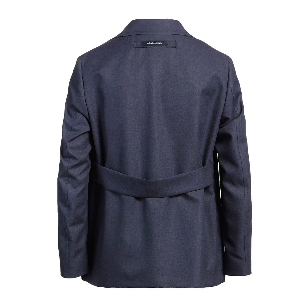 1h可退 潮奢 Fendi 芬迪 男士 西装外套 blue蓝色 舒适时尚,淘宝优惠券,粉丝福利购,淘宝优惠卷