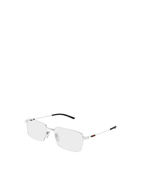 GUCCI 男士眼镜 GG2098O001 SS2026 白色 古驰几何框平光镜