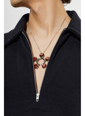 LEMAIRE 男士项链 JW0186LO036MU567 CO 银色 Necklace with pend