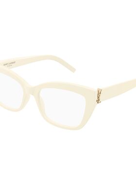 SAINT LAURENT 女士眼镜 SLM117005 SS2026 白色 全框平光镜