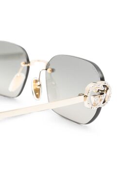 GUCCI 女士太阳镜 A000Q4I33318013 AW2026 金色