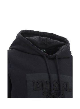 DIESEL 男士卫衣 A022690JBAU9XX AW2021 黑色 DIESEL MEN'S A022