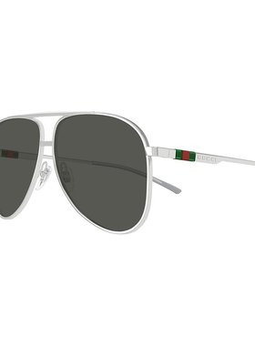 GUCCI 男士眼镜 GG1677S001 CO 灰色 几何框太阳镜古驰