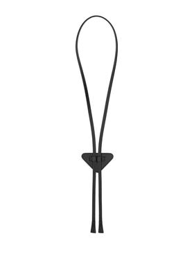 PRADA 男士项链 2IC027QHHF0002 CO 灰色 Black leather necklace