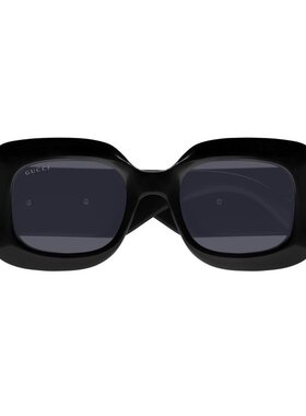 1h可退 潮奢 Gucci 古驰 女士 黑色 Rectangular Squared Frame