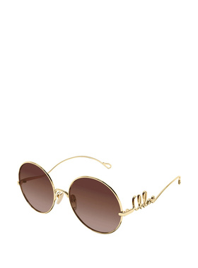 1h可退 CHLOÉ 女士眼镜 CHCH0372S001 SS2026 棕色 全框太阳镜