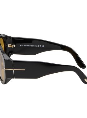 1h可退 潮奢 Tom Ford 汤姆 福特 男士 黑色 Bronson 太阳镜 FT10
