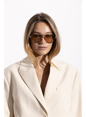 1h可退 TOM FORD 男士太阳镜 FT134006352E CO 棕色 ‘Rupert-02
