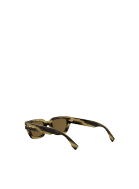 FENDI 男士眼镜 FE40191I62E AW2026 绿色 几何框【付后1h可退】
