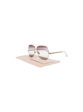 CHLOÉ 女士太阳镜 CH0278S0002 SS2025 金色 Sunglasses Aly