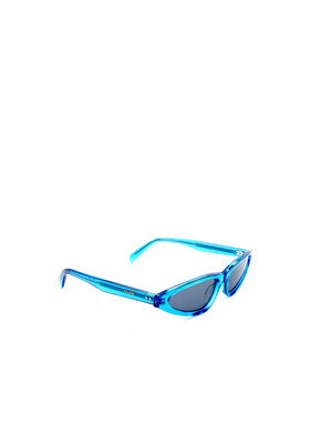 CELINE 男士太阳镜 CL40231I90V SS2024 蓝色 徽标太阳镜