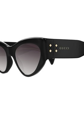 GUCCI 女士眼镜 GG1704S001 SS2024 黑色 Gucci Sunglasses古驰