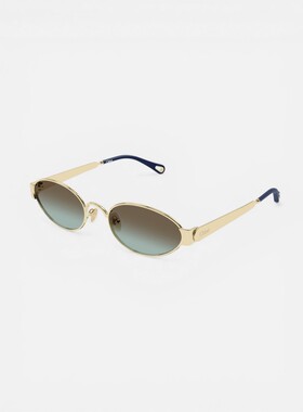 CHLOÉ 女士太阳镜 CH0355S003003 SS2026 金色 CHLOÉ HOLLY glass