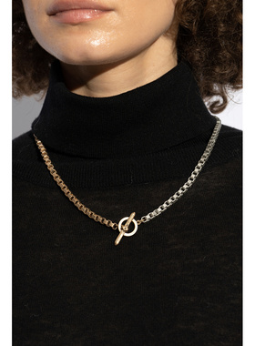 ALL SAINTS 女士项链 37420873MUL979 AW2024 银色【付后1h可退】