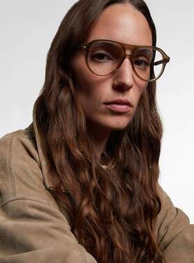 1h可退 潮奢 Celine 思琳 女士 细款飞行员眼镜 green绿色 舒适时