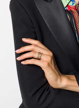 VERSACE 女士项链 DG5H154DJMXKCOT SS2024 金色水晶礼物配饰