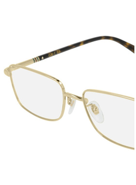 1h可退 GUCCI 男士太阳镜 GG0391O7 SS2023 白色 徽标细节平光镜