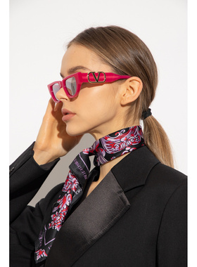 VALENTINO 女士眼镜 VLS103C5000 AW2022 白色 徽标太阳镜