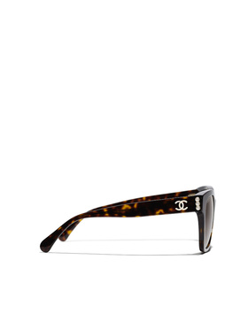 CHANEL 女士太阳镜 CH5482HC714S9 CO 棕色 徽标太阳镜
