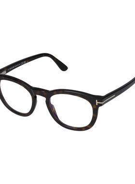 TOM FORD 男士眼镜 FT5993B052 SS2026 白色 圆形平光镜