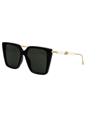GUCCI 女士太阳镜 GG1967S001 AW2025 GG1967S 古驰黑色配饰