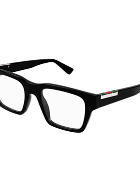 GUCCI 男士眼镜 GG1889O005 SS2025 古驰 平光镜长方形黑色