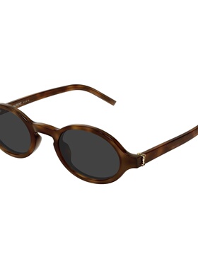 SAINT LAURENT 男士眼镜 SLM161003 SS2026 棕色 全框太阳镜