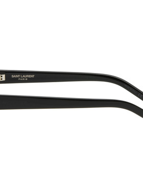 Saint Laurent 圣罗兰 女士 黑色 New Wave Oval 太阳镜 SL567001