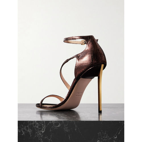 TOM FORD 女士高跟鞋 W3545LCL129G1B055COCOA SS【付后1h可退】 - 图1