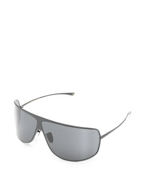GUCCI 女士眼镜 A00733I333301012 AW2026 灰色 几何框太阳镜