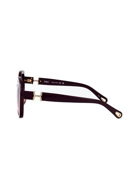 1h可退 CHLOÉ 女士太阳镜 CH0303SK005 CO 紫色 Sunglasses