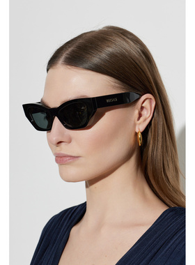 VERSACE 女士太阳镜 0VE4488U0GB187 SS2026 黑色 Sunglasses
