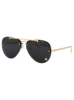 VERSACE 女士太阳镜 0VE2231100287 AW2025 黑色 Sunglasses