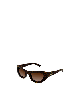 1h可退 GUCCI 女士眼镜 GG1784S002 SS2026 花色 猫眼太阳镜