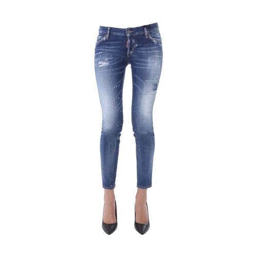 奢淘 Dsquared2 Cool Girl 露踝牛仔裤 女 S75LB0【付后1h可退】 - 图1