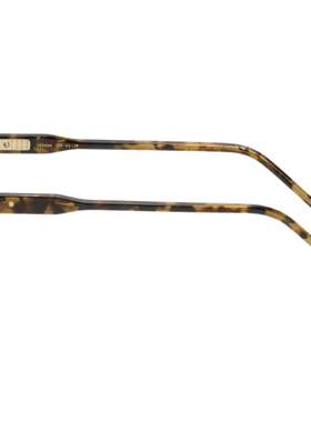 1h可退 潮奢 Thom Browne 汤姆 布朗 男士 棕色 Acetate Round 太