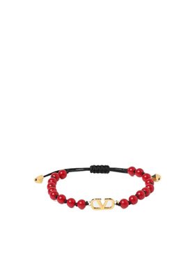 VALENTINO 男士手链手镯 YJ0R18ABWB47 CO 红色 徽标手环/
