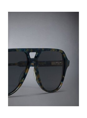 THOM BROWNE 男士眼镜 UES927AG0002416 AW2024 黑色太阳镜