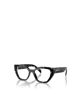 PRADA 女士眼镜 PRA16V15O1O1 SS2026 花色 徽标平光镜