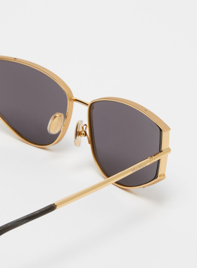 MAX MARA 女士太阳镜 2524806086001 SS2025 金色 MAX MARA MENTO